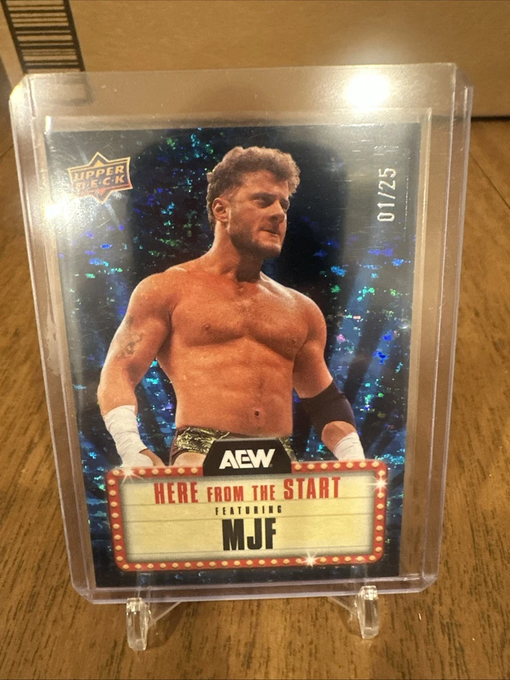 2025 upper deck aew Mjf Here From The Start Blue Sparkle #hs-5 eBay 1/1 1/25 - Image 1 of 1