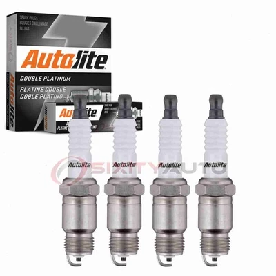 4 pc Autolite Double Platinum Spark Plugs for 1976-1977 Oldsmobile Starfire ed - Image 1 of 4