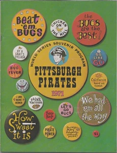 1971 Pittsburgh Pirates World Series Program  Near-Mint to Mint - Picture 1 of 1