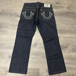 TRUE RELIGION MEN'S STRAIGHT JEANS TAG SIZE 33 - Picture 1 of 11