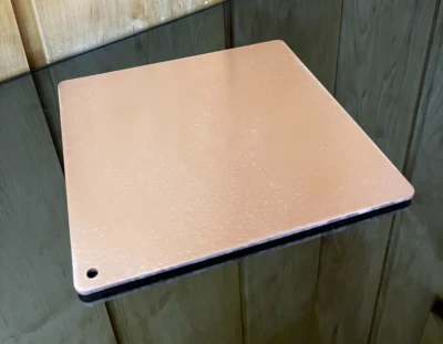1/8” Thick Pure Copper Heat Diffuser 8” Square Stove Topper Defrost Plate - Image 1 of 4