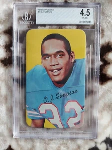 1970 O.J. Simpson Rookie - Picture 1 of 2