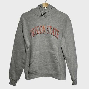 Vintage Oarsman Oregon State OSU Beavers Gray NCAA Hoodie Sweatshirt Small S - Picture 1 of 4
