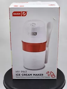Dash My Pint Ice Cream Maker Red Makes 1 Pint Brand New In Box RED - Picture 1 of 4
