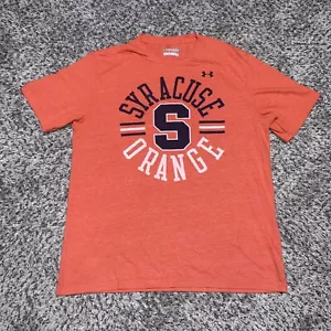 Under Armour Syracuse T Shirt- Large Orange Loose Heatgear - Picture 1 of 3