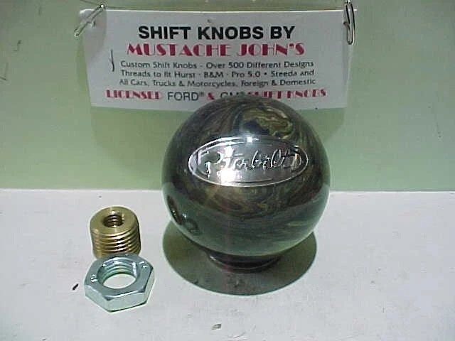 Peterbilt Años 60 - 70 Retro 2" Perilla de Cambio Personalizada, Logo Plateado (Camuflaje) Foto 1 de 1