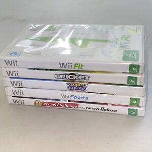 Wii games, Wii sports, Ferrari challenge, cricket, Sonic Sega All Stars Racing F