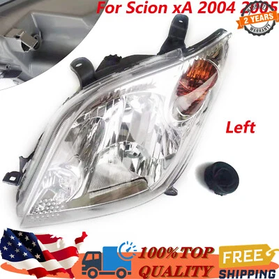 Left Headlight Assembly Driver Side Headlamp For Toyota Scion xA 2004 2005 - Image 1 of 4