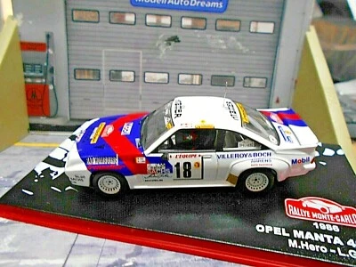 OPEL Manta B 400 Rallye Monte Carlo 1986 #18 Hero Matter Mobil IXO 1:43 - Bild 1 von 3