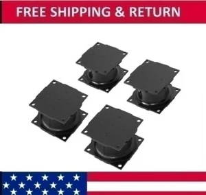 NEW 4X Vibratory Compactor Rubber Isolator Shock Mounts For Stanley For Bobcat - Picture 1 of 13