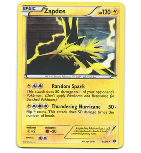 Pokemon 2012 Light Play Zapdos 41/99 Next Destinies Holo Card - Picture 1 of 1