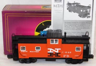 MTH 20-91021 New Haven C-649 Extended Vision Caboose lighted 1/48 O Scale C-8 - Image 1 of 4