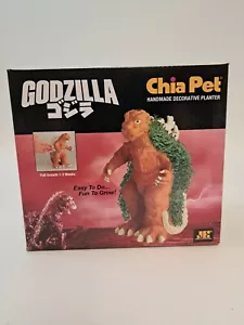 Godzilla Genuine Chia Pet Home Garden Planter Pottery, NEW - Picture 1 of 3