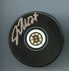 John Moore Signed Boston Bruins Hockey Puck W/ Coa