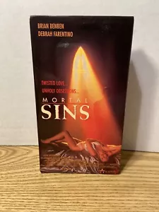 Mortal Sins VHS 1990 Academy Brian Benben, Debrah Farentino Free Shipping! - Imagen 1 de 7