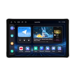 Android 13 10.1 Inch Full HD Capacitive Touchscreen Double Din GPS Navigation FM - Picture 1 of 17