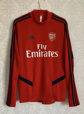Adidas Arsenal Training Top Soccer Football Pullover Sweat Shirt Tee EH5719 - Image 1 of 4