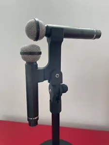 Doppel (L) 2 axige Gelenk Mikrofonklemme für beyerdynamic M130/ M160 D6 - Bild 1 von 3