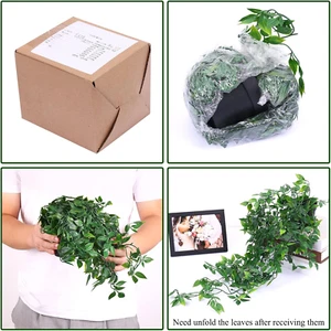Fake Hanging Plants, Artificial Small Potted Plants for Indoor Outdoor Aesthe... - Picture 1 of 12