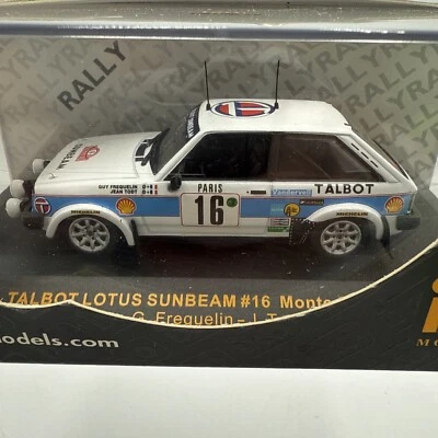 Раллийные автомобили ixo 1/43talbot Lotus Sunbeam Monte Carlo 1981 - Изображение 1 из 4