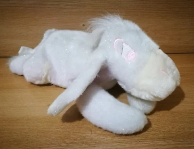 Eeyore Exclusive Disney Store White Snowflake Laying Plush Soft Toy 30cms long - Image 1 of 4