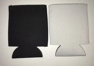 Mixed Can Cooler White-Black  Koozie Blank Lot 12 Sublimation Wedding Supplies - Picture 1 of 1