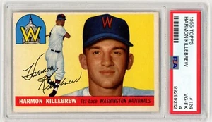 1955 Topps Harmon Killebrew #124 PSA 4 VG-EX Beautiful Centered Clean HOF Twins - Picture 1 of 2