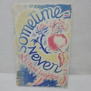 Sometime Never Clare Leighton HC 1939 Vintage Book Author Illustrated Good - Imagen 1 de 14