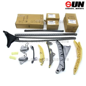 12X OE Timing Chain Guides Tensioner Kit For Porsche Cayenne Audi A6 A8 Q7 EA839 - Picture 1 of 7