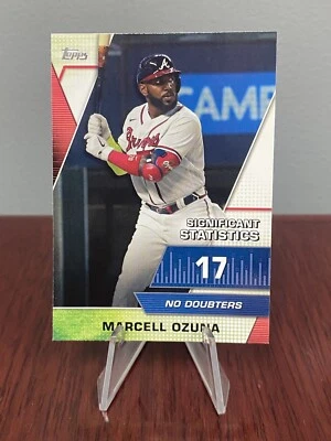 2021 Topps Series 2 Significant Statistics Insert Marcell Ozuna #SS-15 Braves - Image 1 of 2