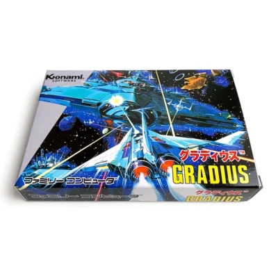 GRADIUS - Empty box replacement spare case for Famicom game Konami with tray - Image 1 of 4