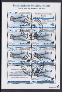 World Cinderella: 2022 Postal History & Transport Beepost Sheet, CTO, Aviation - Picture 1 of 1