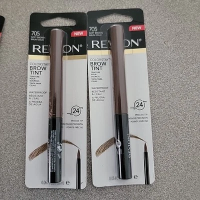 4 Pcs Revlon Colorstay Brow Tint 705 Soft Brown Waterproof 24 Hours  - Image 1 of 2