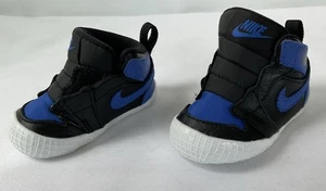 Nike Jordan 1 Crib Bootie Black/Varsity Royal-White Größe 2C - AT3745 007 - Bild 1 von 8