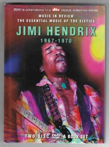 Jimi Hendrix 1967-1970 Two Disc DVD and Book Set Essential Music of the Sixties - Imagen 1 de 3