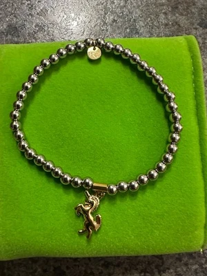 Brazalete Rústico Unicornio Irlanda Oro Plata Pulsera Niñas Niños Con Bolsa RC Niñas Foto 1 de 4