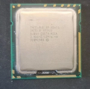 CPU PROCESSORE SERVER INTEL XEON X5690 SOCKET LGA1366 3.46GHZ SLBVX - Photo 1/4