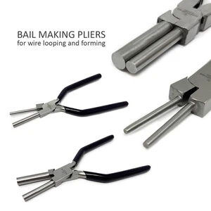 Bail Making Pliers Wire Wrapping Looping Forming Mandrels Jewellery Tool - Picture 1 of 21