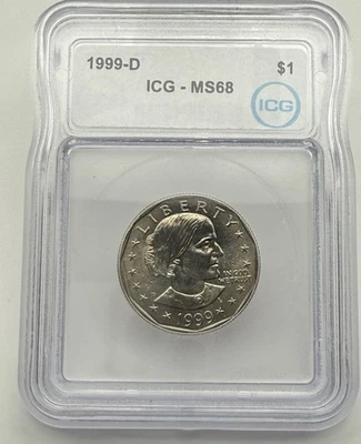 1999-D Susan B. Anthony Dollar ICG MS 68 - Image 1 of 2