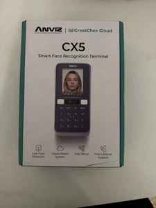 Anviz CX5 Terminal Inteligente de Reconocimiento Facial Asistencia de Tiempo Biométrico | Nuevo (Abierto - Imagen 1 de 8