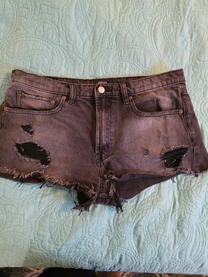 BDG Urban Outfitters Women's 30 Mid Rise Essential Cutoff Distressed Jean Shorts - Image 1 of 4