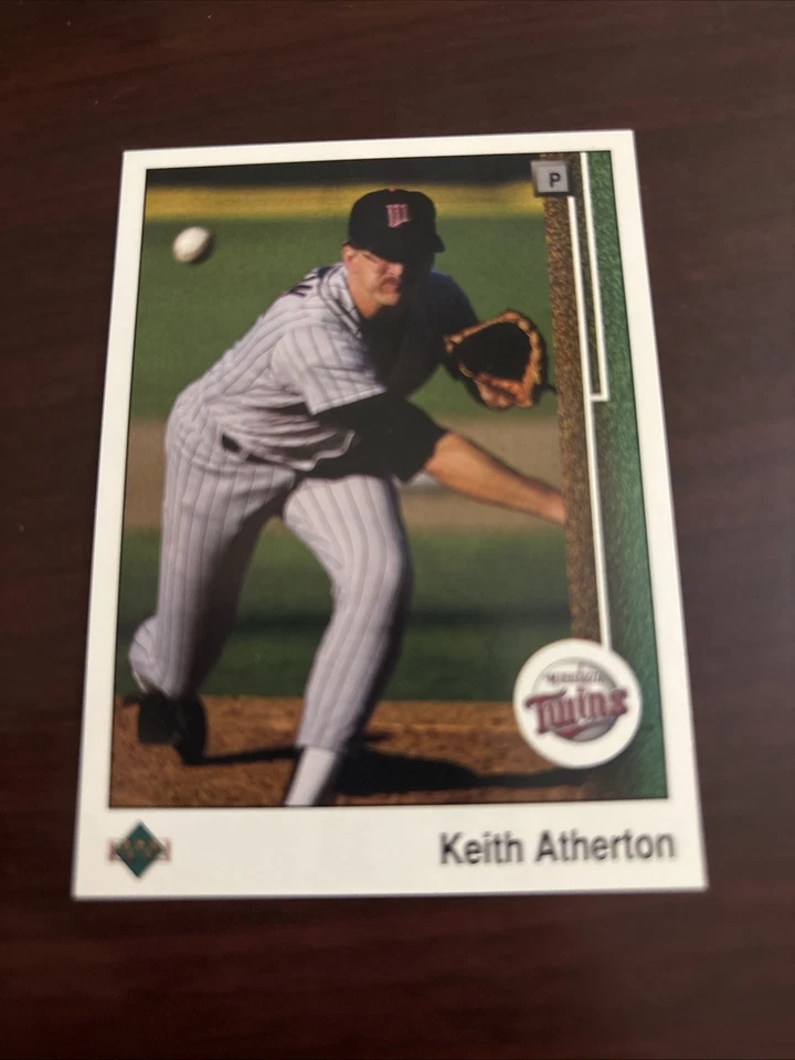 1989 Upper Deck #599 Keith Atherton Minnesota Twins - Image 1 of 1