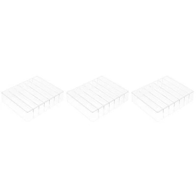  3 PCS Make Up Container Storage Box Make Up Cosmetic Storage Organizer - Image 1 of 4