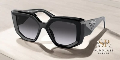PRADA PR 14ZS 1AB09S Black Grey Gradient 50 mm Women's Sunglasses - Image 1 of 2