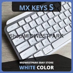 Logitech MX Keys S Keyboard ~ Replacement Key & Switch Part ~ Pale Gray White - Picture 1 of 8