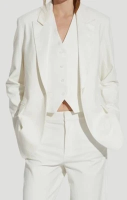 Saint Art 3 piezas Pantalón Traje Marfil Blanco Esmoquin Chaleco/Chaqueta y Pantalón Recto Talla L Foto 1 de 4