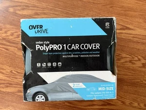 Over Drive Sedan Style Polypro 1 Car Cover Multipurpose Mid-size - Picture 1 of 4