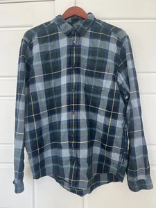 Patagonia Shirt Mens XLarge Blue Plaid Button Down Long Sleeve - Picture 1 of 8