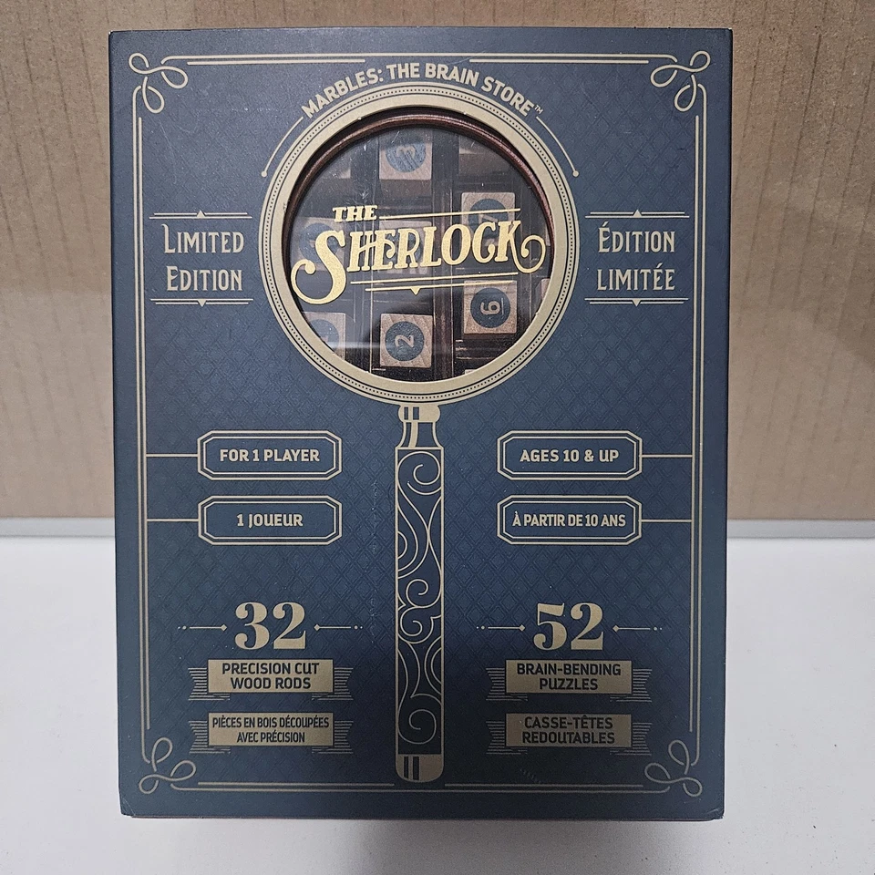 The Sherlock Puzzle Game From Marbles: The Brain Store Limited Edition Complete - Image 1 of 4