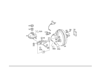 Genuine Mercedes-Benz Parts Kit Travel Sensor 001-540-15-17 - Image 1 of 2